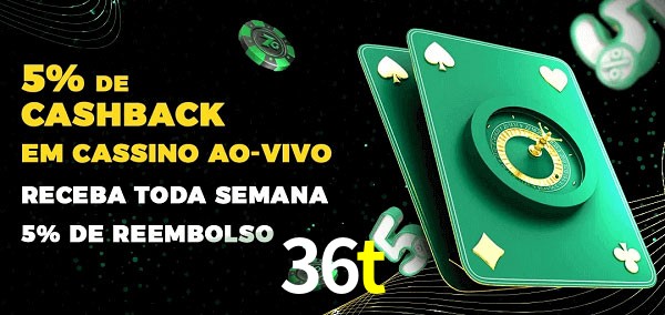 Promoções do cassino ao Vivo 36t